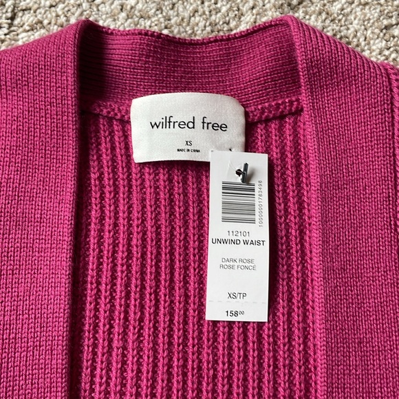 Wilferd Unwind Merino Wool Waist Cardigan - Picture 6 of 10